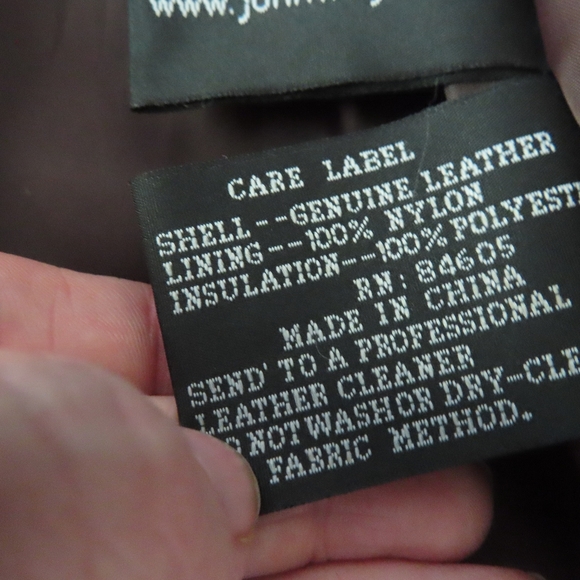 john wayne enterprises leather jacket L - Picture 9 of 9